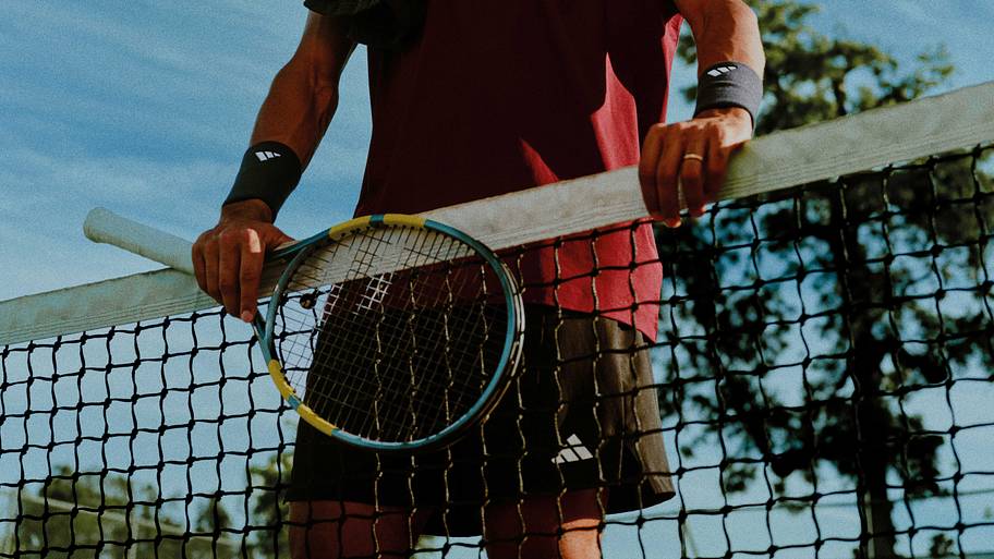 Felix Auger-Aliassime models the adidas New York Collection.