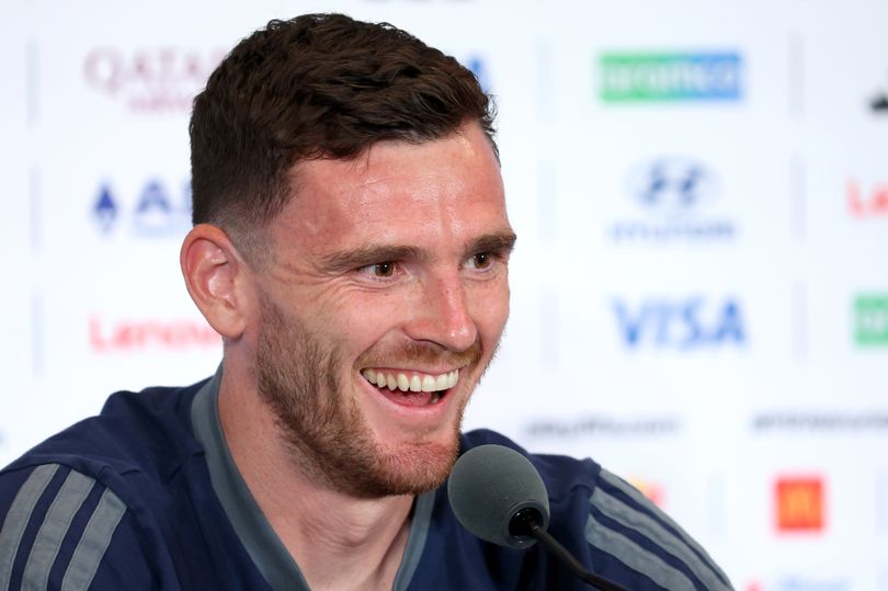 Liverpool fans can't come to terms with seeing Andy Robertson in Tottenham gear