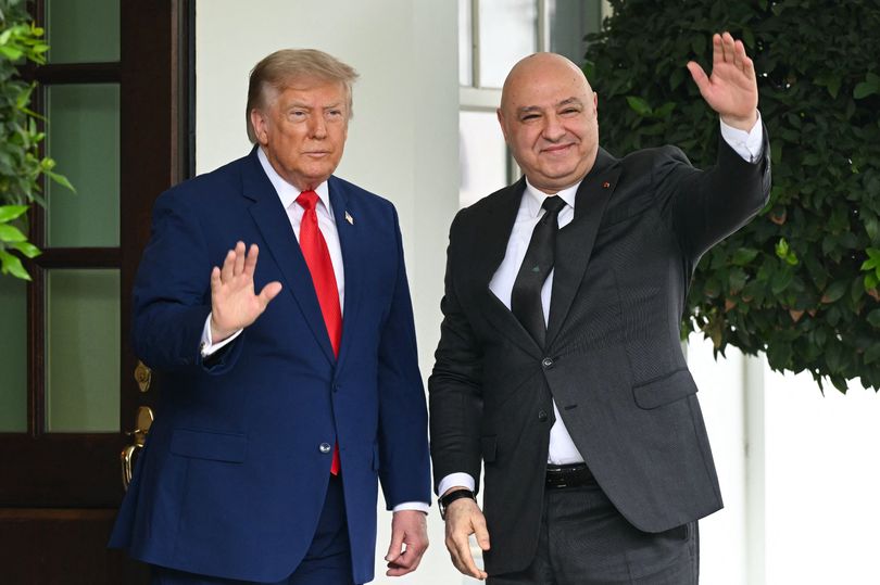 Aoun's visit marks the first time a Lebanese president has visited the White House since 2009