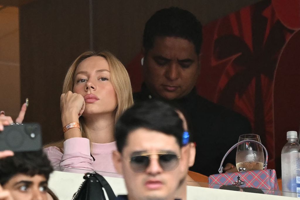 Ester Expósito acudió al Estadio Miami para apoyar a Mbappé en su juego con Francia contra Ingalterra.