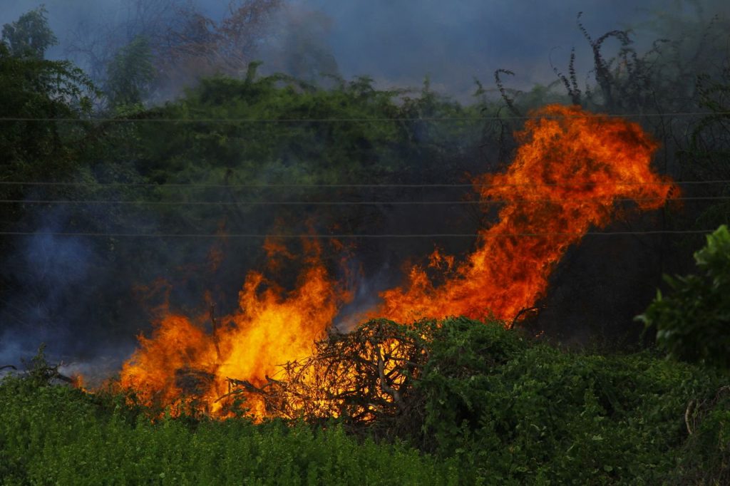 Fires raged for thousands of years during ancient global warming