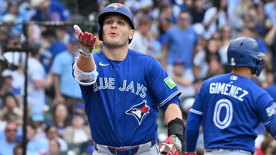 Toronto Blue Jays center fielder Daulton Varsho