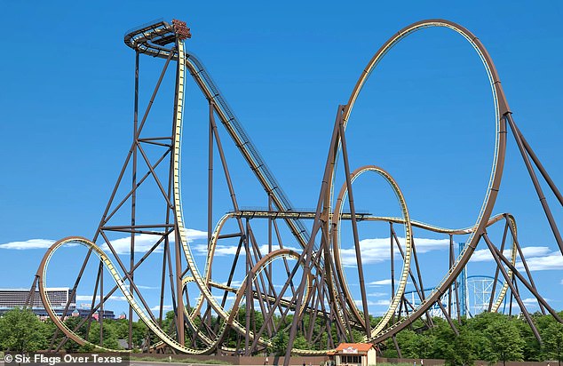 The Rampaging Run claims to hold six world records, including being the highest, fastest, and longest dive coaster