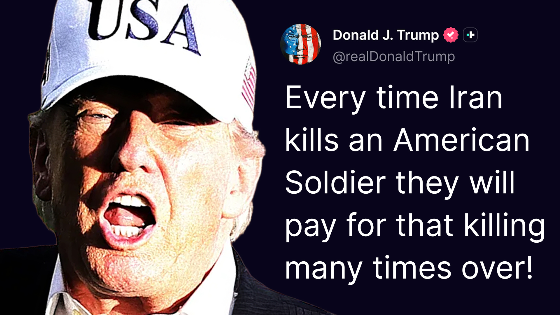 Trump issues a military directive on Truth Social