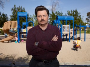 Nick Offerman as Ron Swanson in 'Parks and Recreation'
