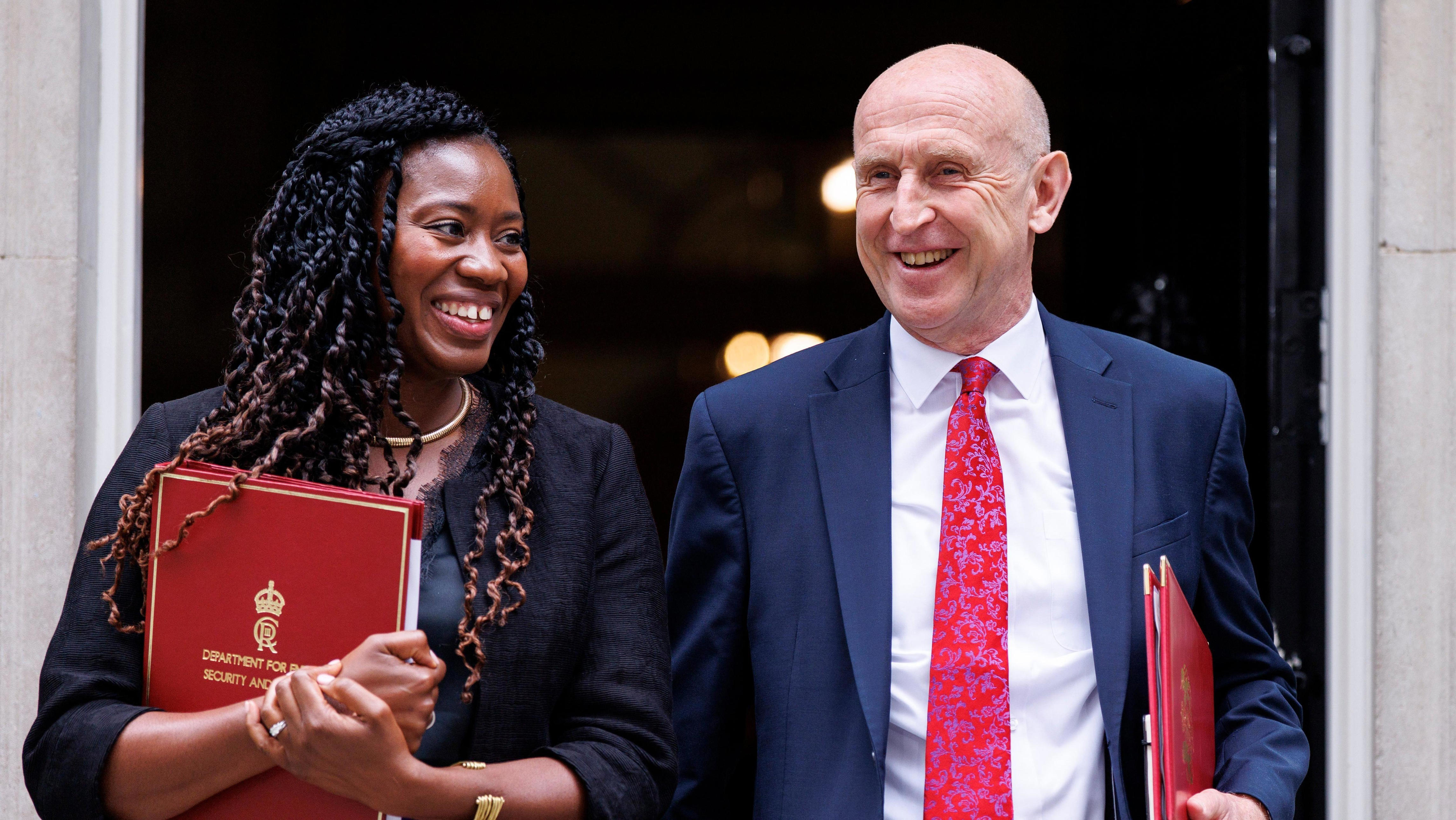Miatta Fahnbulleh and John Healey were among the winners in Burnham's reshuffle