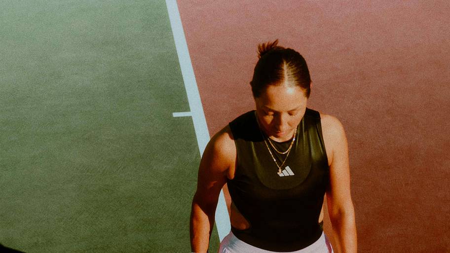 Jessica Pegula models the adidas New York Collection.