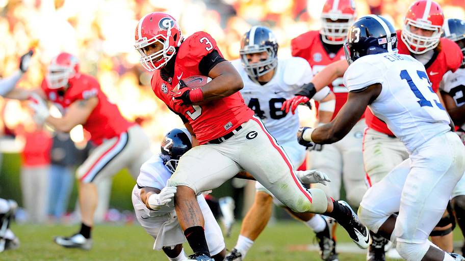 Todd Gurley in Georgia's 2012 game against Georgia Southern.