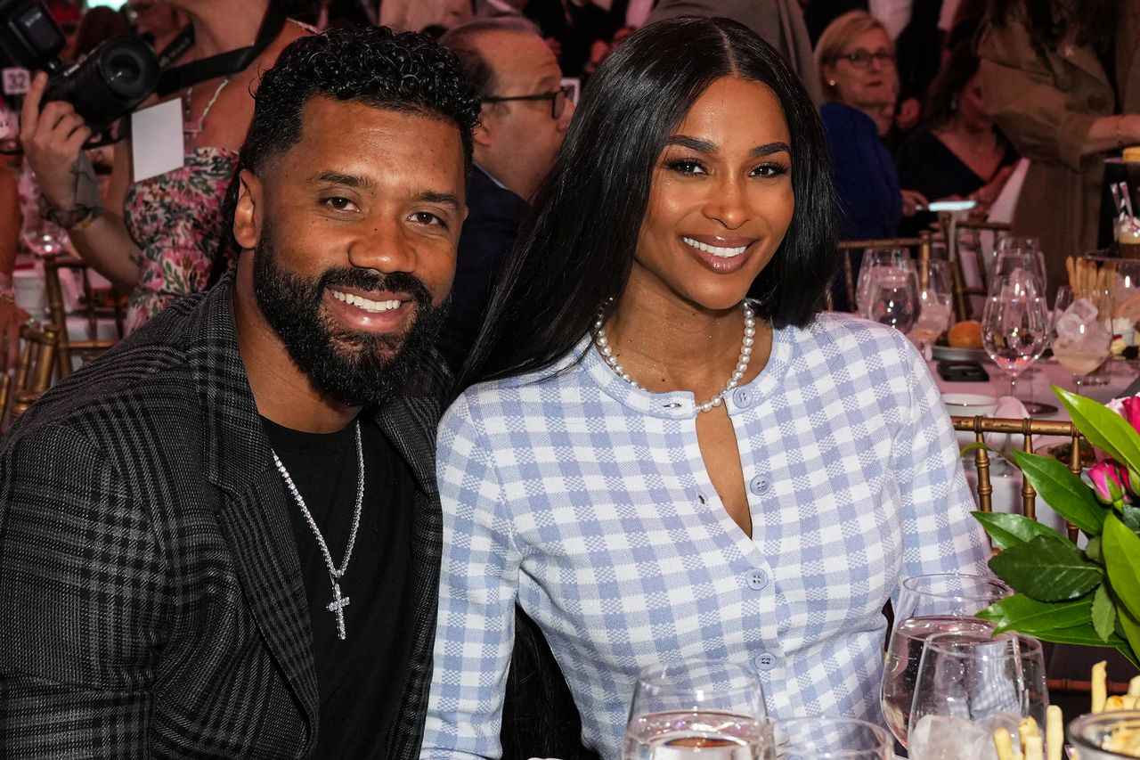 Russell Wilson and Ciara attend the 2026 Outstanding Mother Awards on May 07, 2026 in New York City
