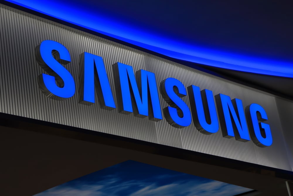 MELBOURNE AUSTRALIA - DECEMBER 13, 2014: Samsung Korean electronics - Samsung is a South Korean multinational conglomerate company headquartered in Seoul.