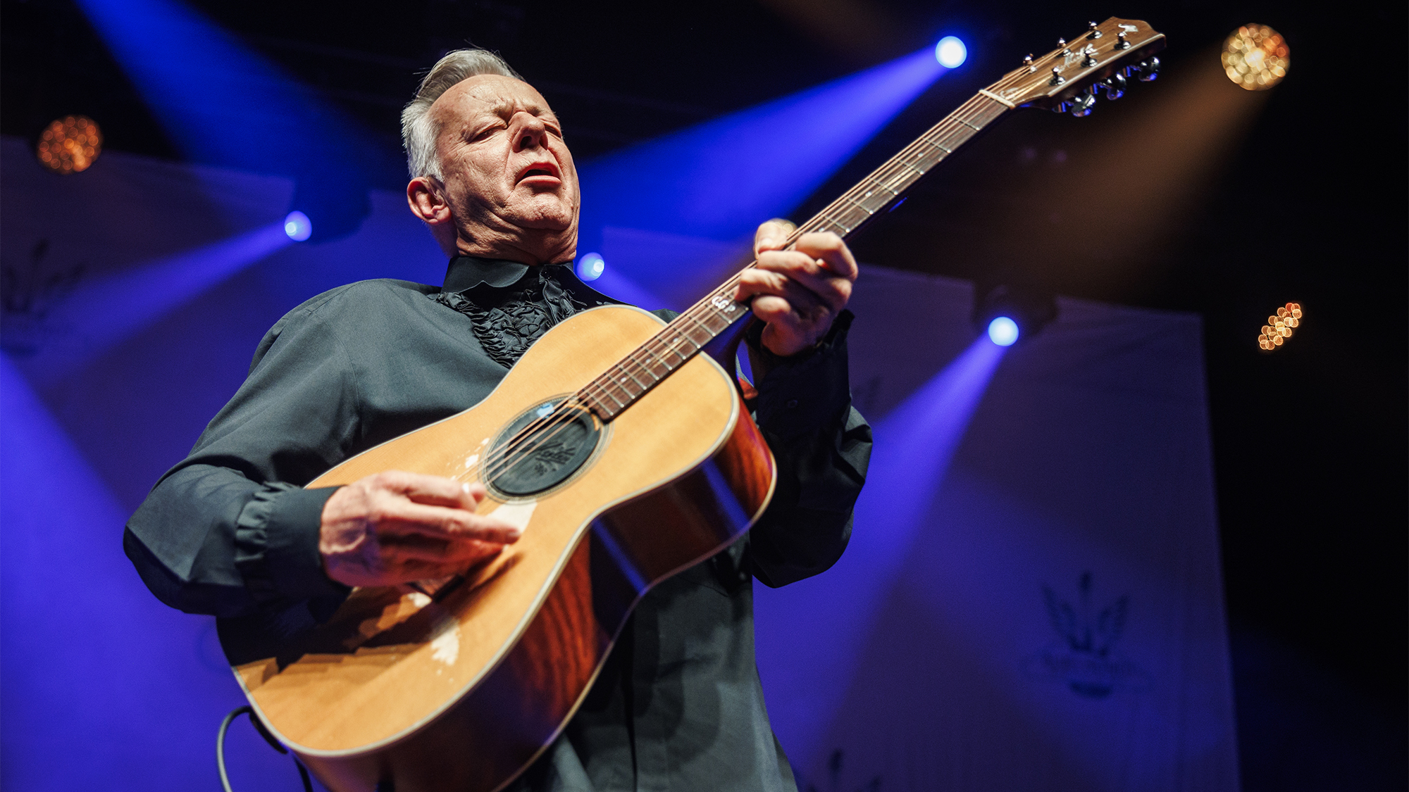 Tommy Emmanuel performs on stage at Arena Nord during Bluesheaven Festival 2023 on November 11, 2023 in Frederikshavn, Denmark.