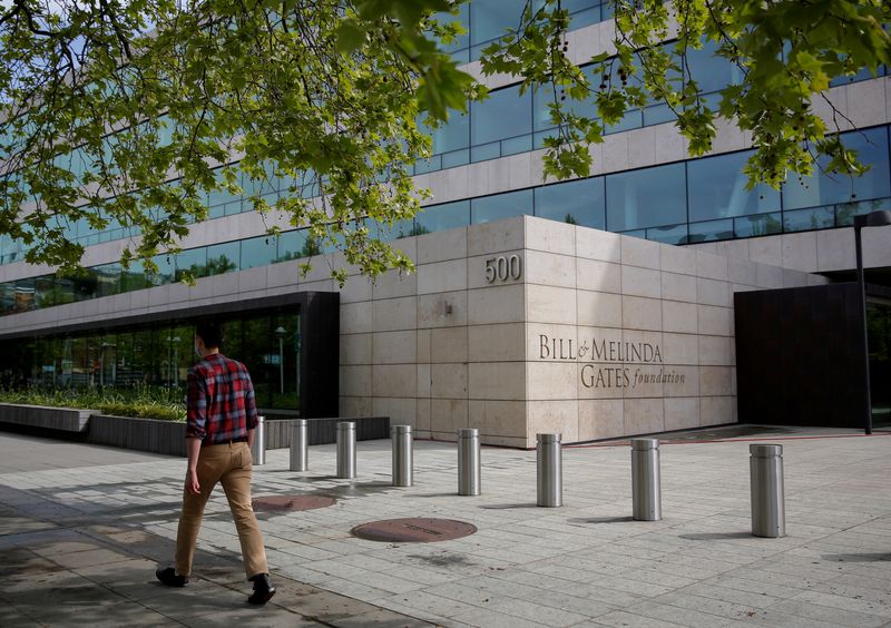FILE PHOTO: The Bill & Melinda Gates Foundation is pictured in Seattle
