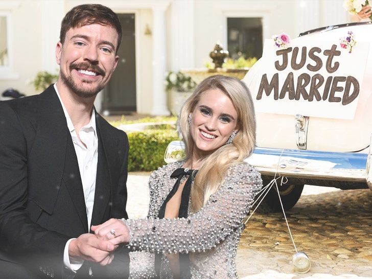 MrBeast Announces He's Married, Shares Wedding Photos