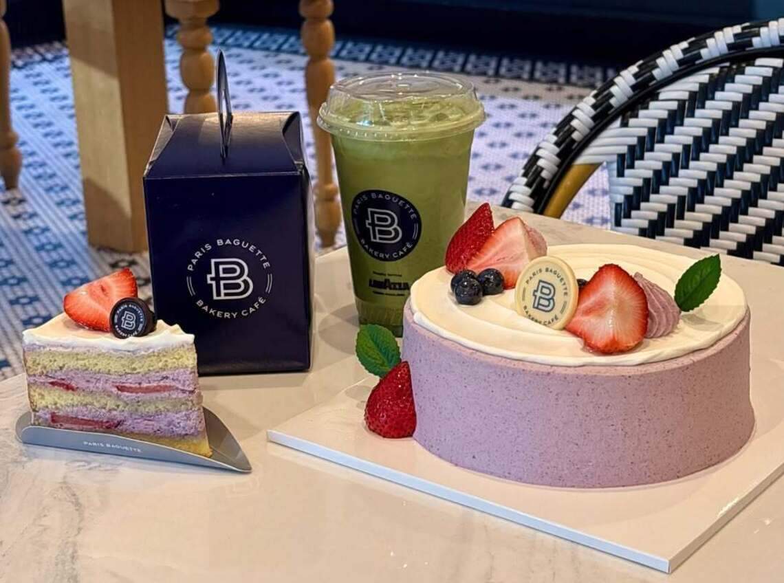 Cakes in myriad flavors are also a staple at Paris Baguette, with some readily available by the slice and whole in the case and even greater variety if ordered in advance.