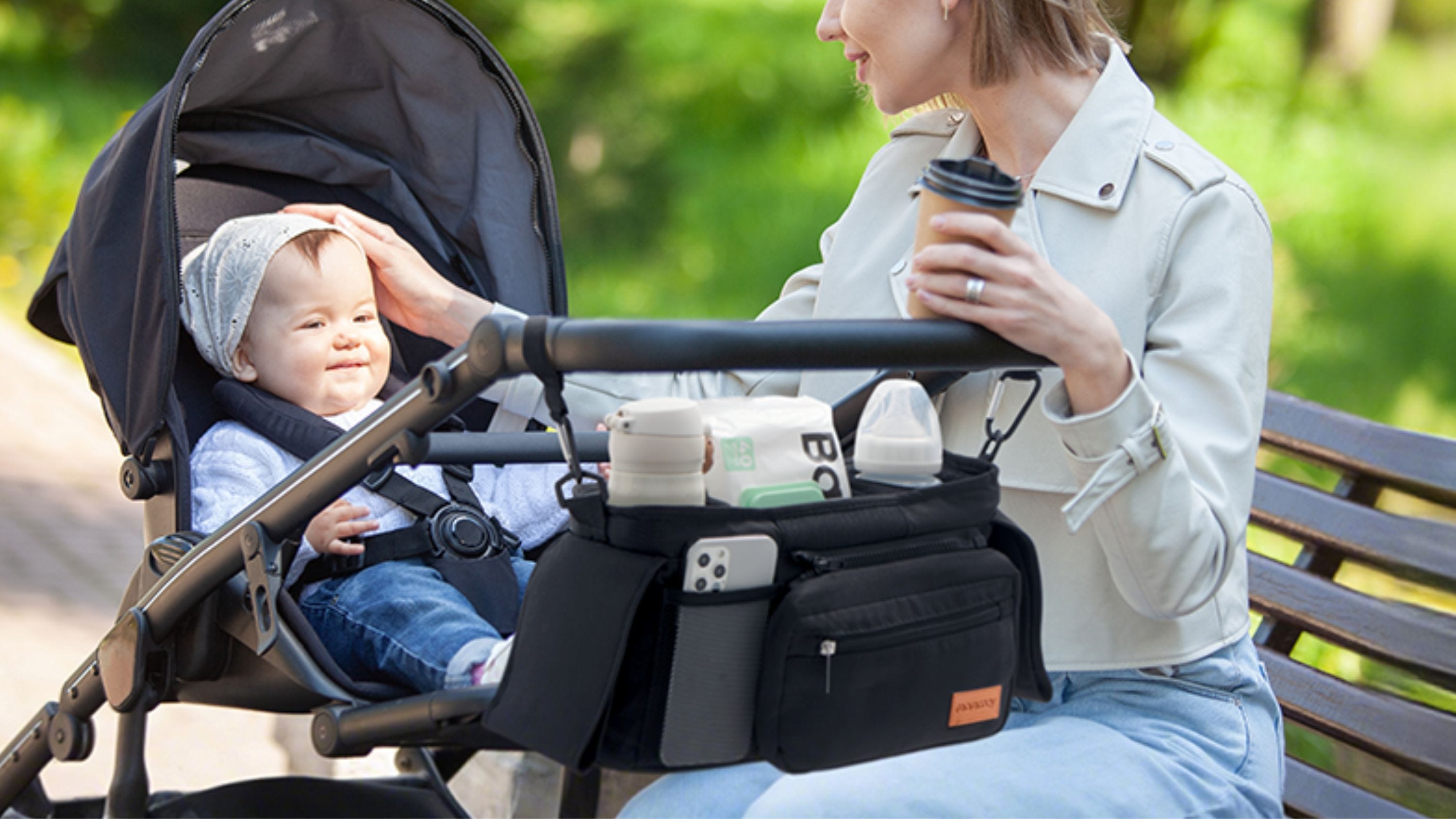 Find out why 10,000+ moms bought this genius stroller bag last month