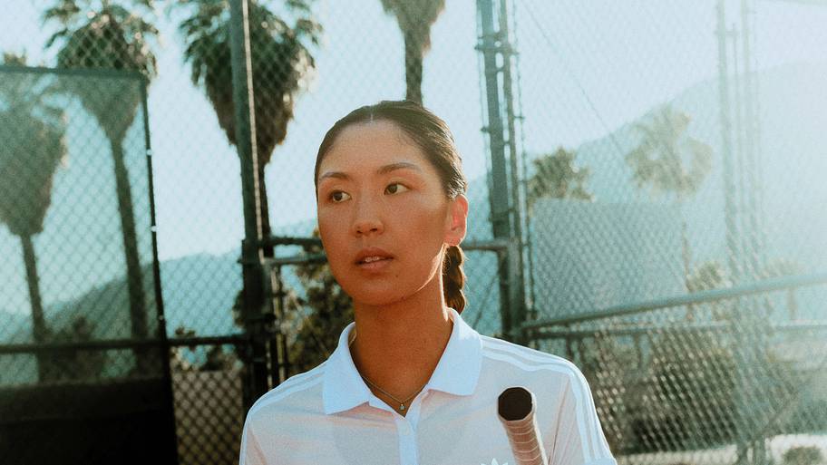 Wang Xinyu models the adidas Classics Collection.