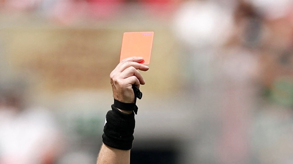 Football's strangest red card? Brazil player sent-off for urinating next to bench