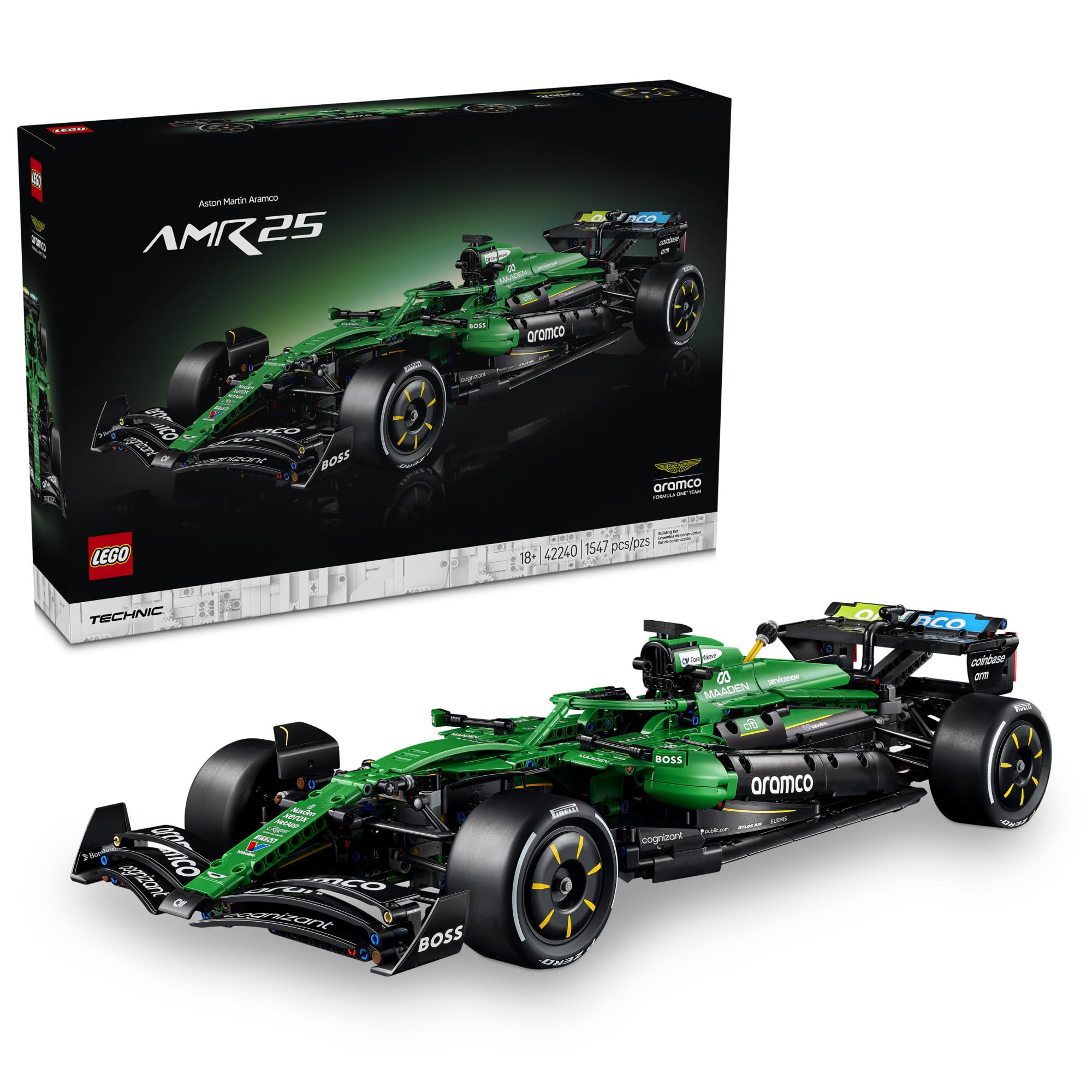 LEGO Technic Aston Martin Aramco AMR25 F1 Car