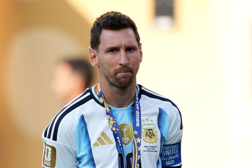 Lionel Messi flew to Argentina without his teammates after the World Cup final
