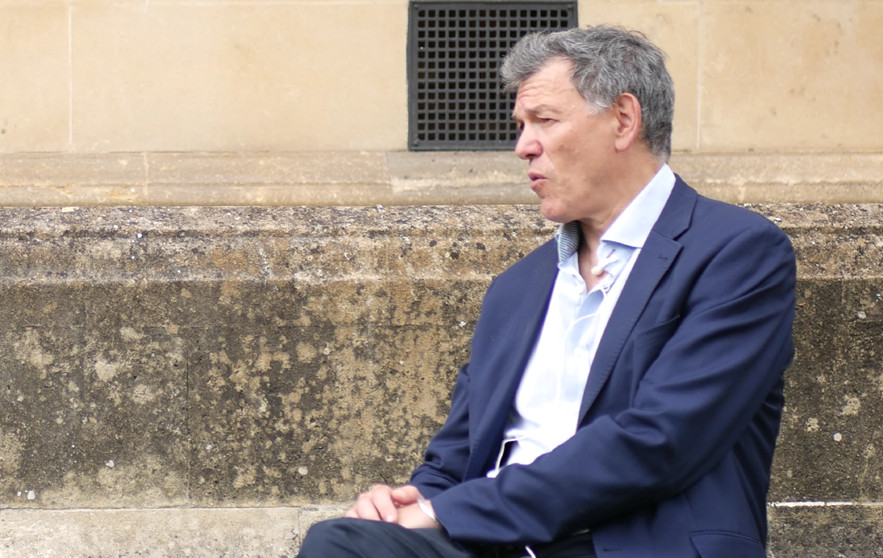 Montgomery speaking to ZME Science at the Cheltenham Science Festival.
