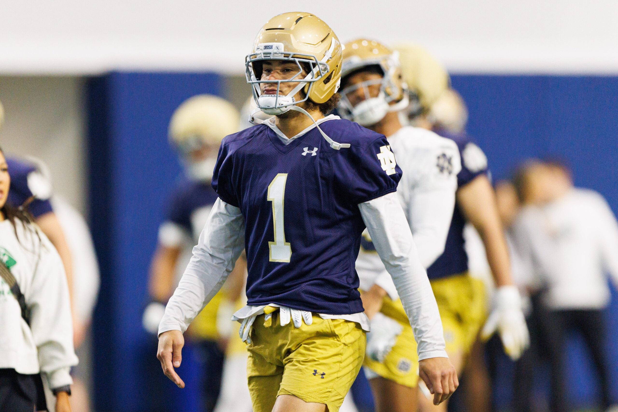Notre Dame football's WR room could be the deepest in years heading into the 2026 season, but perhaps the most volatile