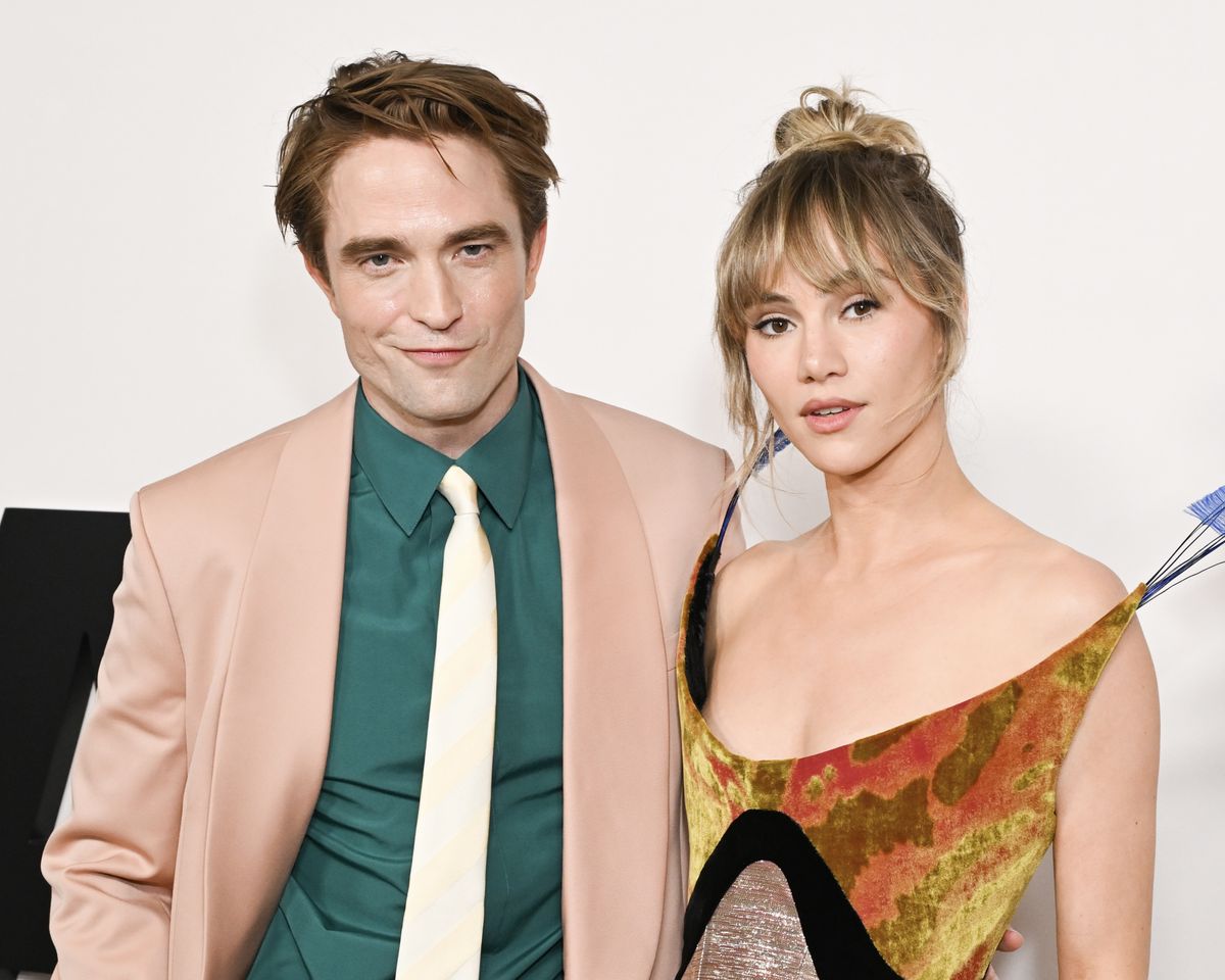 Robert Pattinson and Suki Waterhouse attend Los Angeles Premiere Of A24's