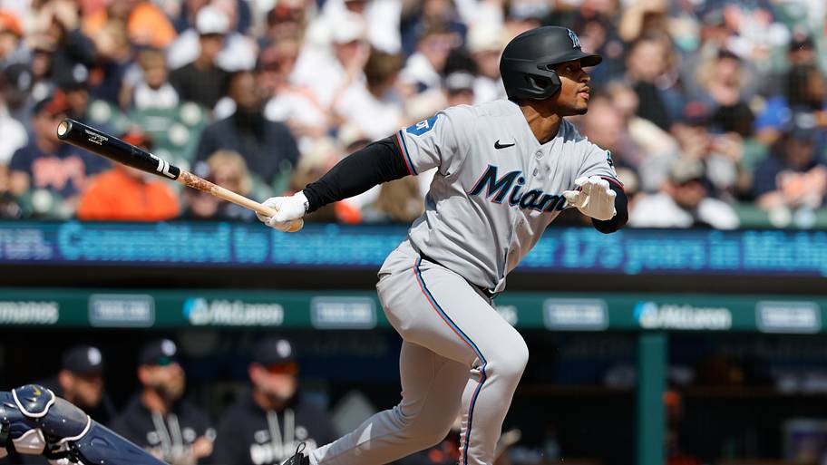 Miami Marlins shortstop Xavier Edwards