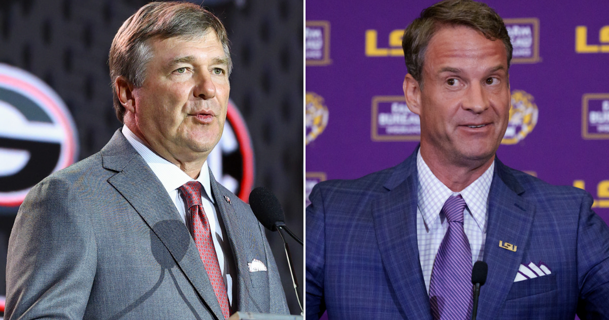 Kirby Smart jabs Lane Kiffin over trolling, labels him 'Adonis' of college football coaches