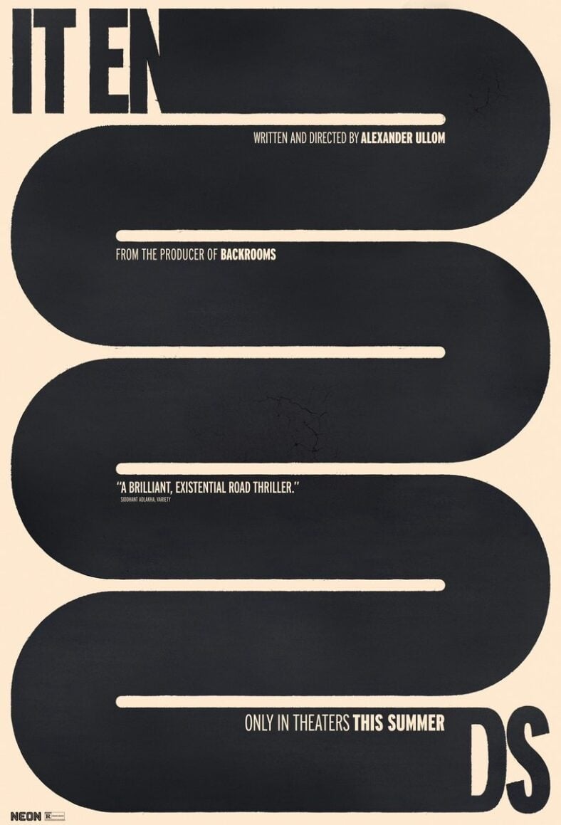 ‘It Ends’ Poster Curves Down the Road to Tomorrow’s Trailer Premiere