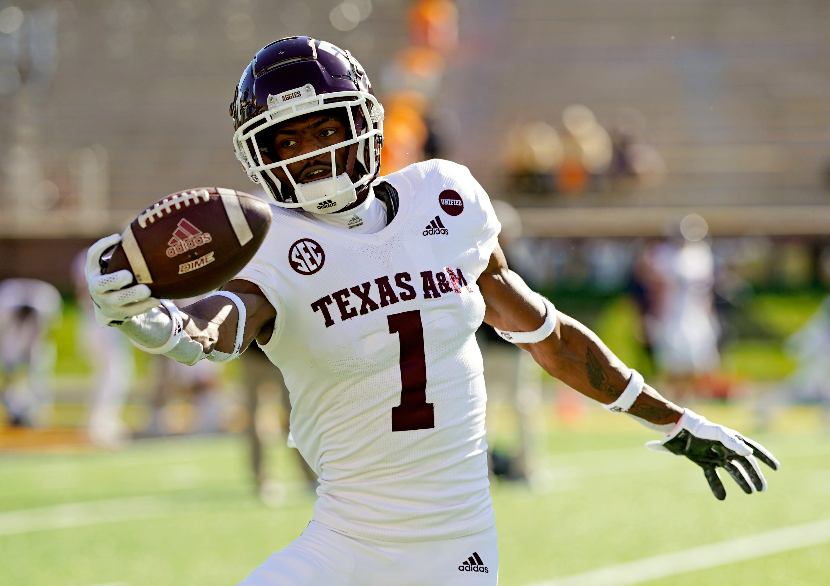 Former Texas A&M WR transfers to HBCU