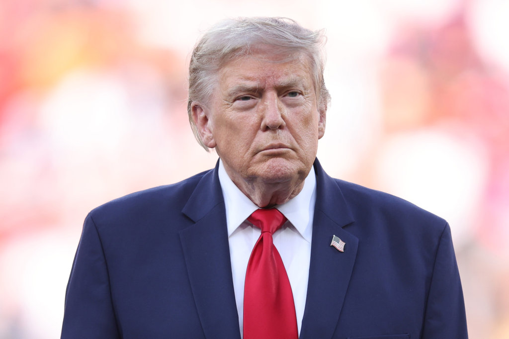 Donald Trump after the FIFA World Cup 2026 Final match between Spain and Argentina at New York New Jersey Stadium on July 19, 2026 in East Rutherford, New Jersey.