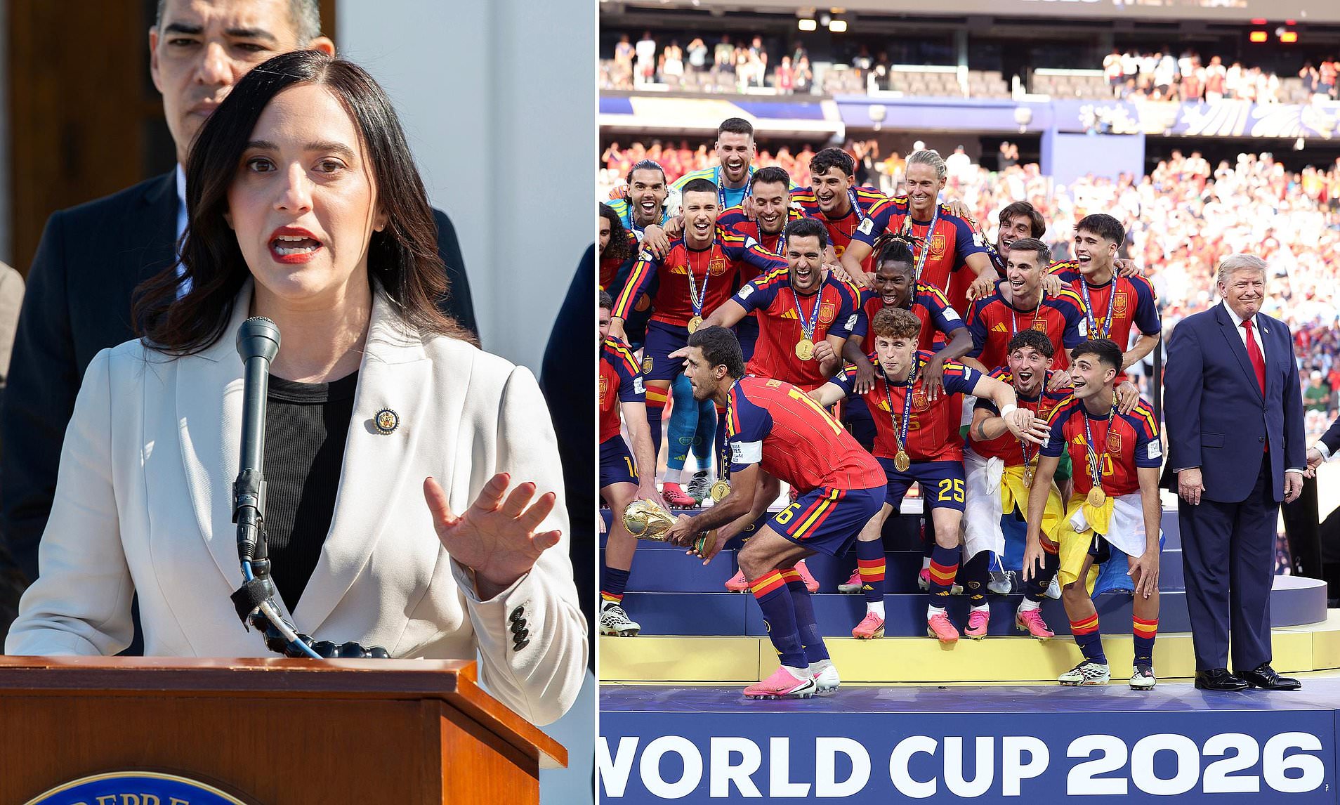 Trump rival issues blistering verdict on President's World Cup cameo