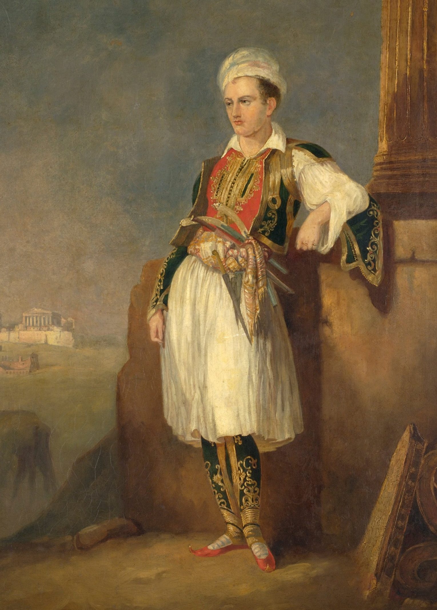 Lord Byron in his Greek garb