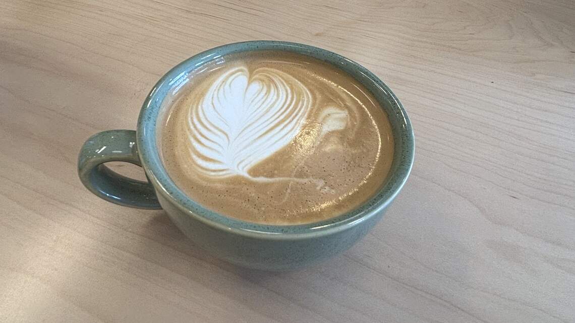 Dot’s Spot opened in Cayucos on Tuesday, July 14, 2026, serving Joebella Coffee and pastries from MamaBirds Bakery, seen here on July 13, 2026.