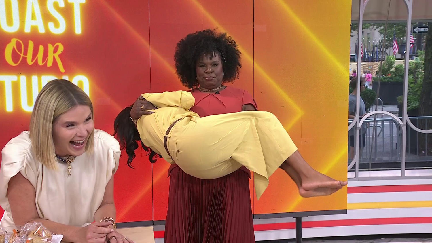 Leslie Jones’ segment goes off the rails as she hilariously picks up Sheinelle