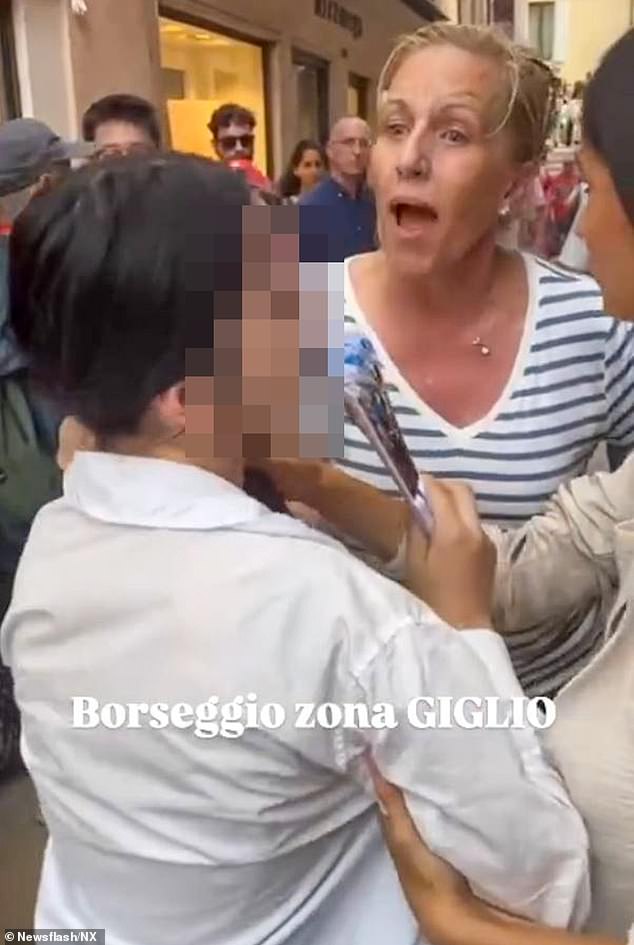 Last year, an irate US tourist in Venice grabbed a teenage 'pickpocket' by the ponytail and vowed not to let her get away