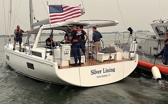 The Silver Lining, Ronald Fischer's boat.