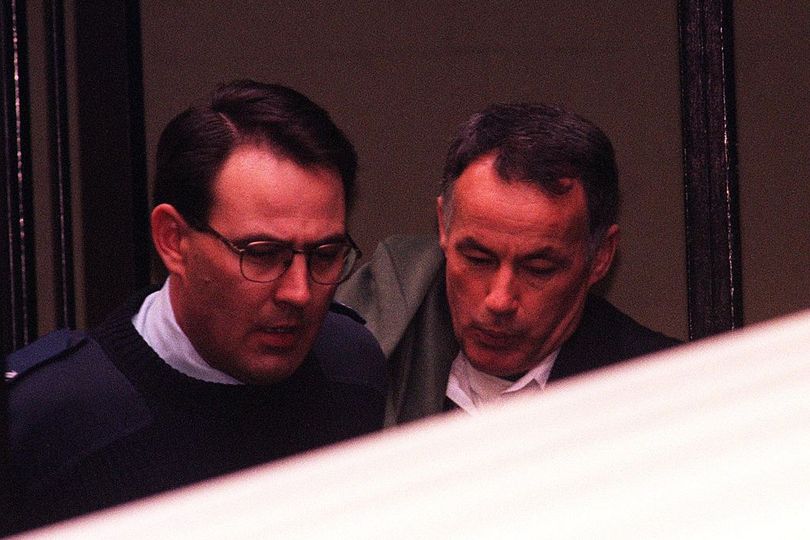Ivan Milat being taken away from court after being found guilty of seven murders