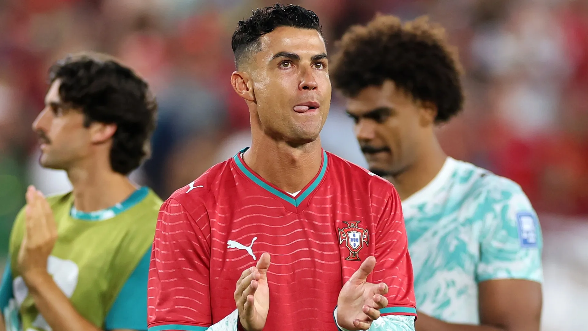 Cristiano Ronaldo #7 of Portugal.