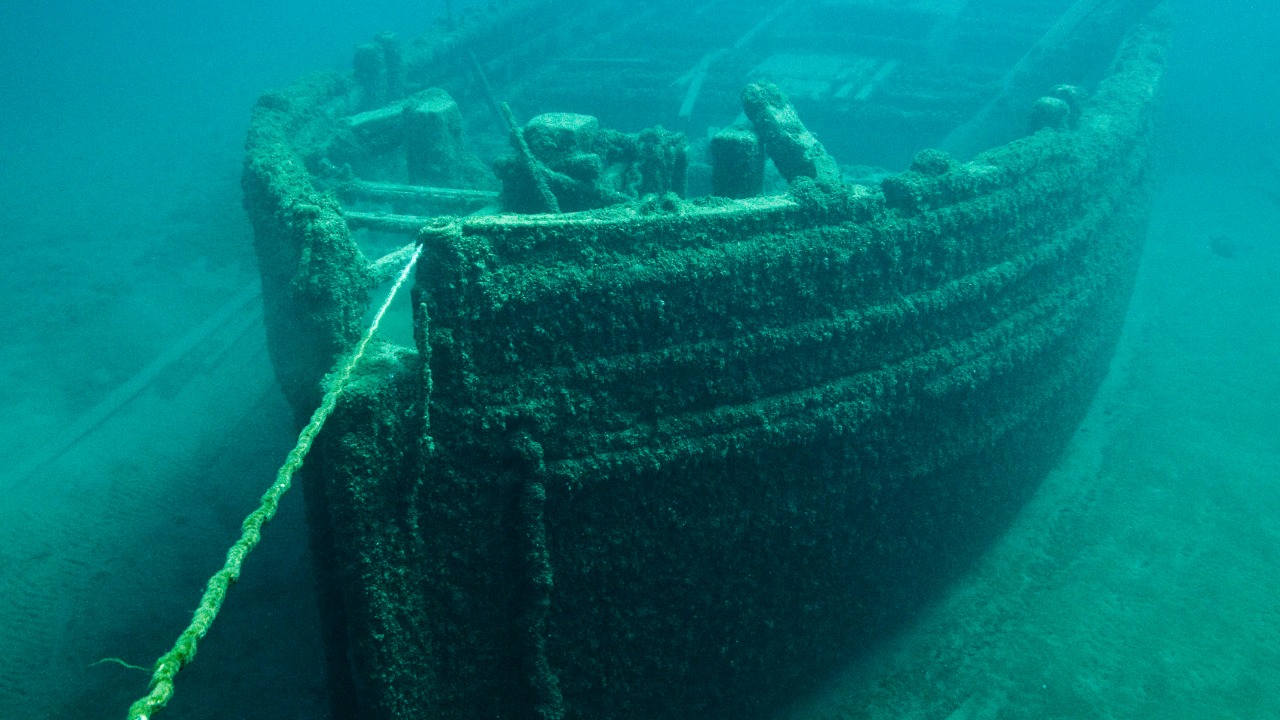A merchant ship that sank 3,400 years ago was found intact a mile down