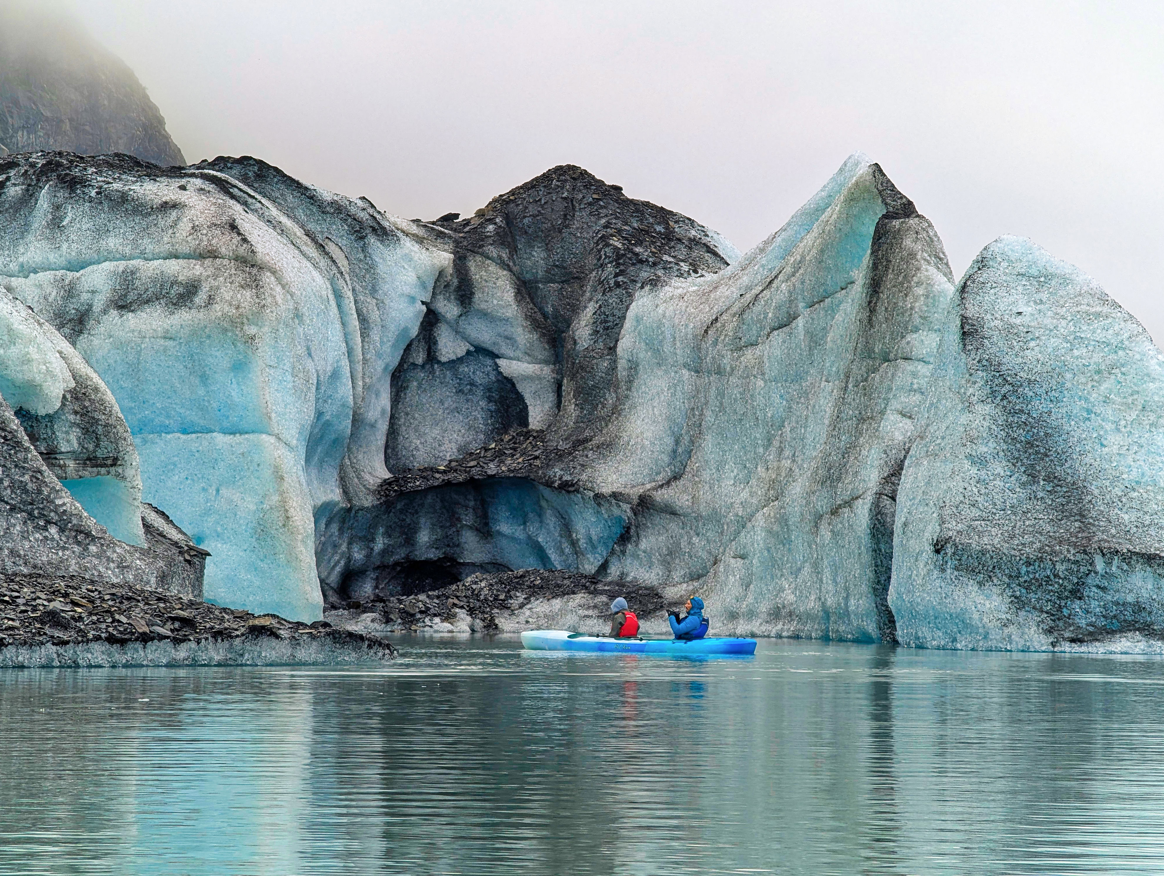 Kayaking at Valdez Glacier, self-guided, Valdez, Alaska