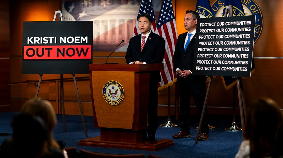 Lieu asks White House to send Trump to every swing district in America