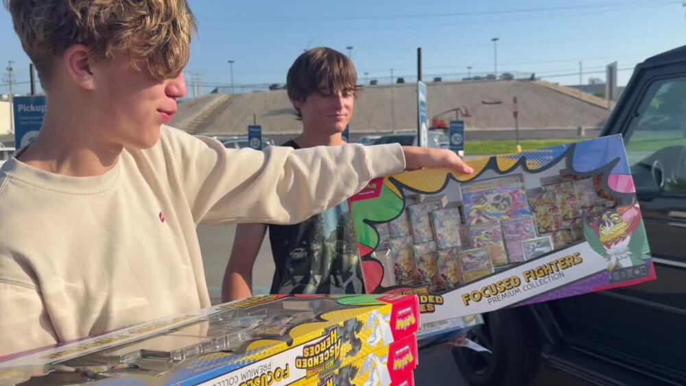 Pokémon Card collectors line up early at Tulsa Sam's Club for exclusive release