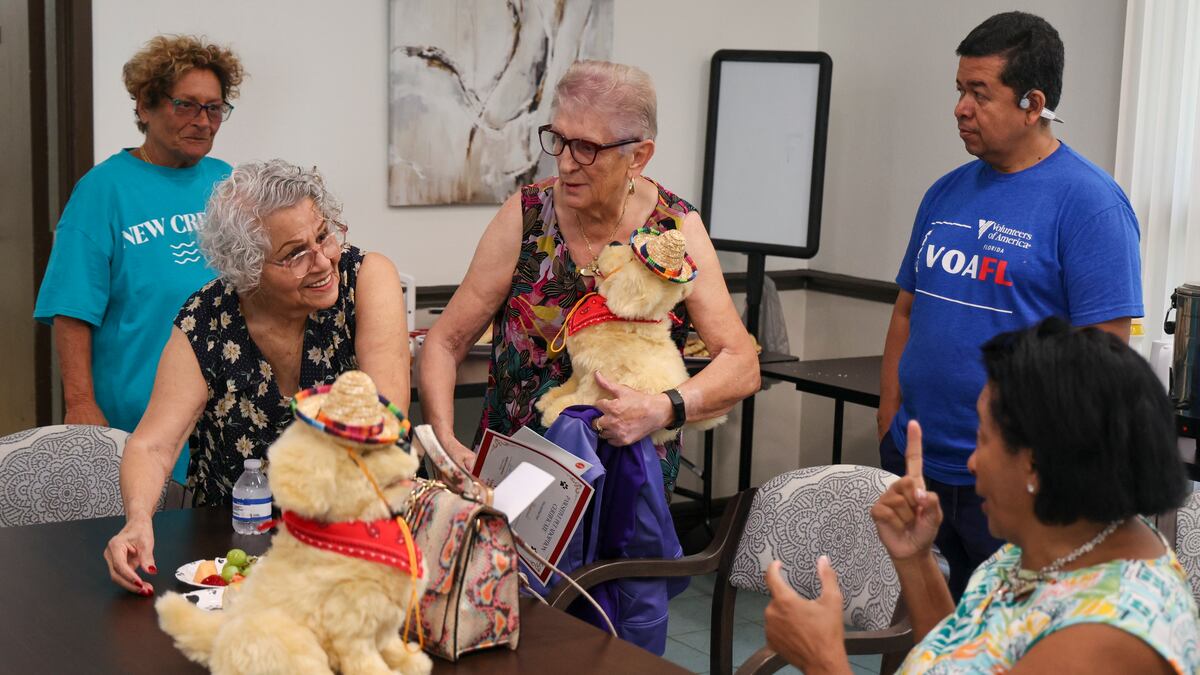 These Tampa Bay seniors’ robotic pets aren’t real. The feelings they inspire are.