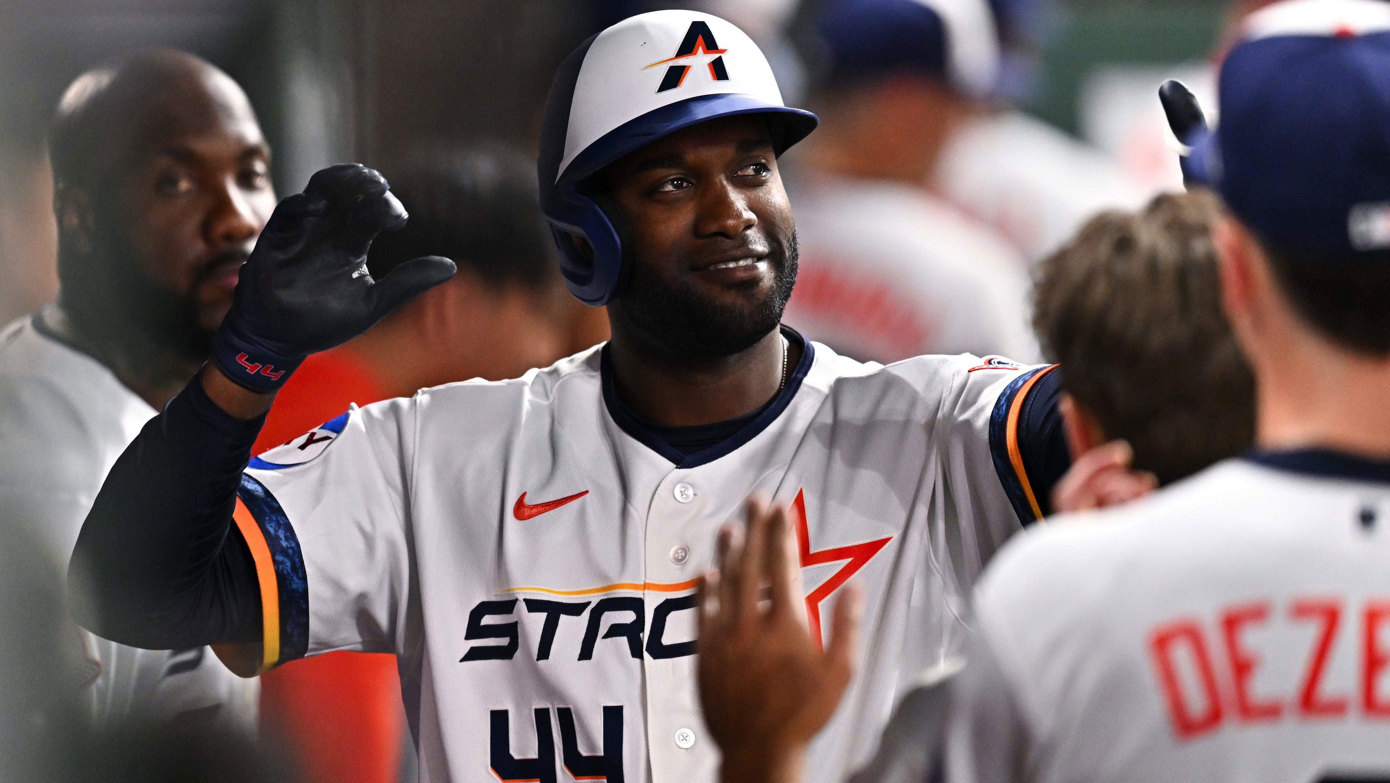 Yordan Alvarez kept it real when discussing the Astros' upcoming trade deadline dealings
