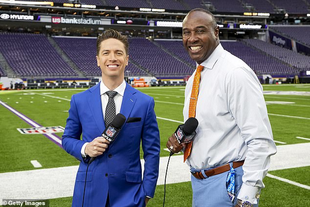 Both NFL insider Tom Pelissero (left) and analyst Charles Davis (right) have been cut by ESPN