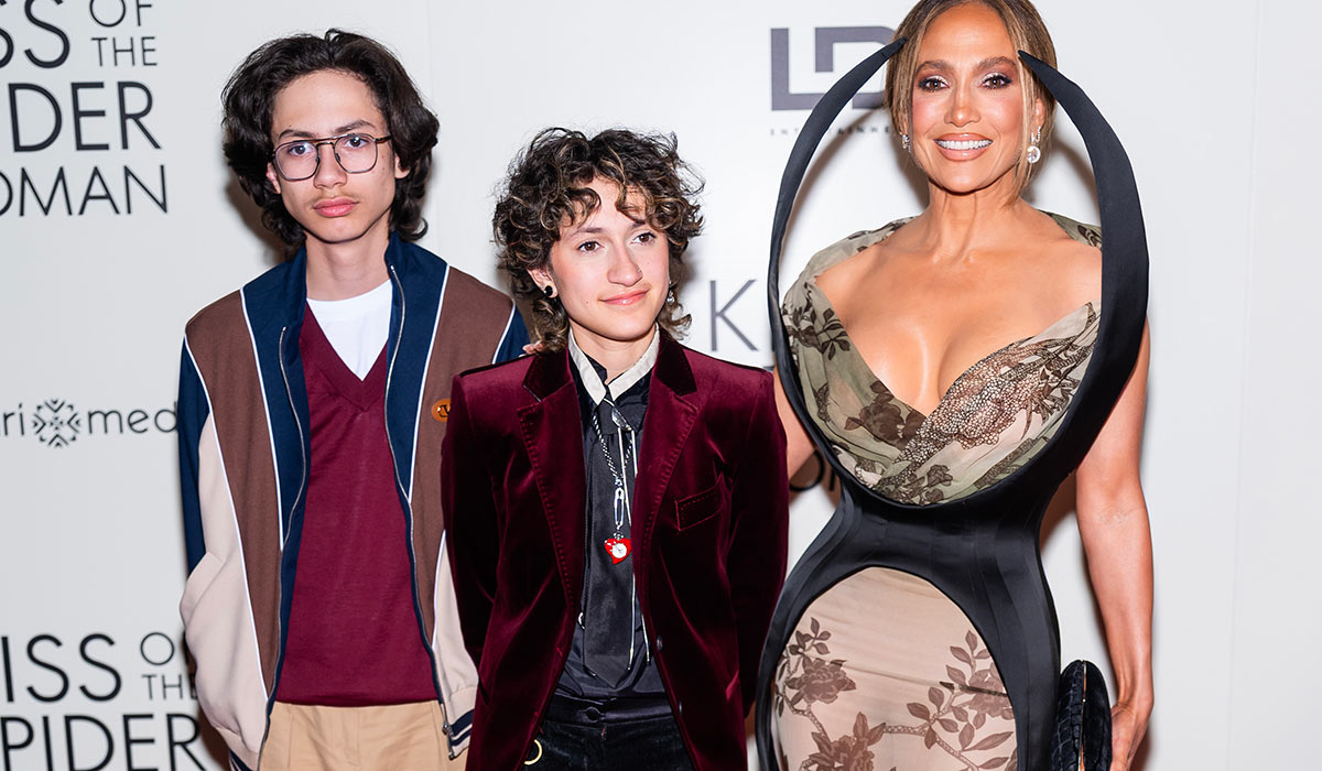 Jennifer Lopez and her twins in 2025. Pic: Getty Images