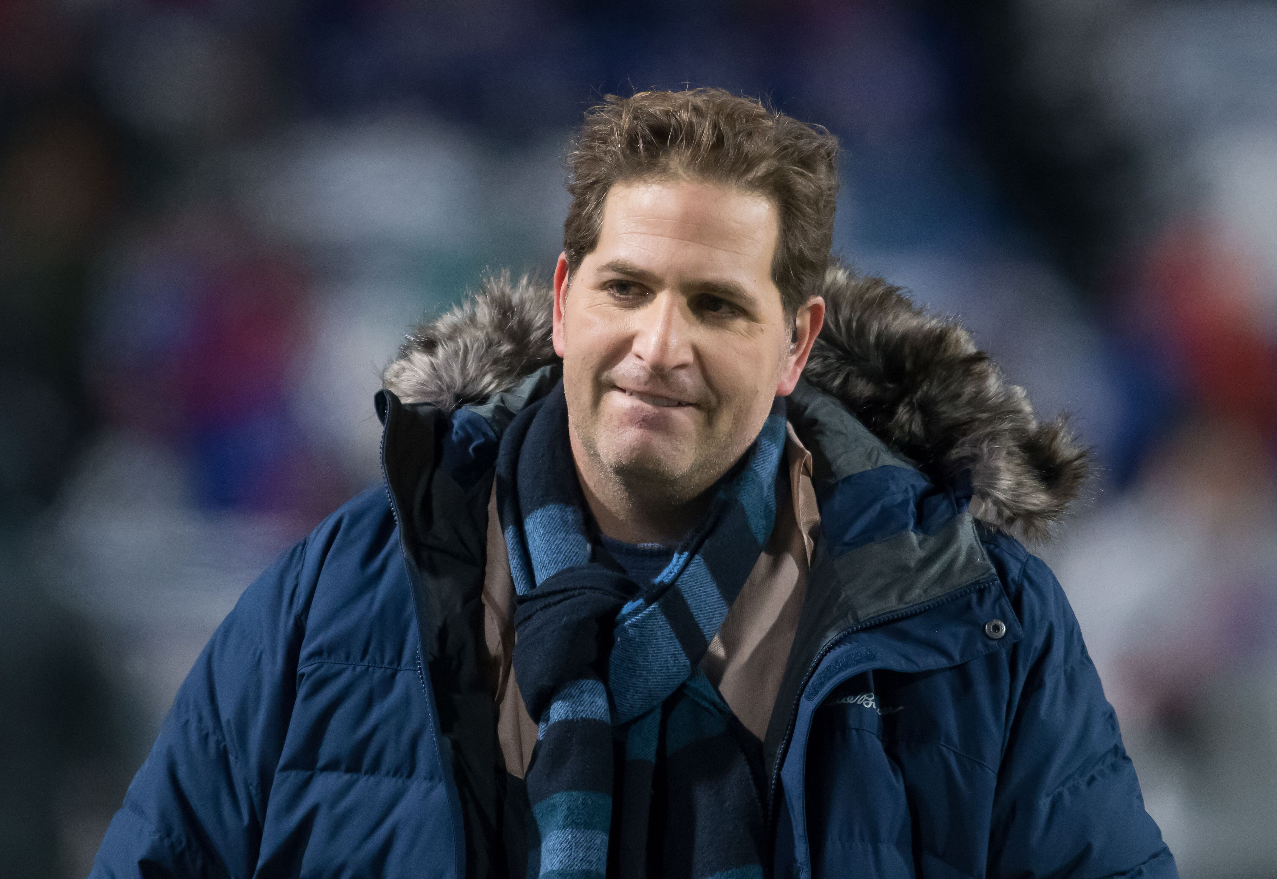 ESPN executives had an eye on Clark’s performance after incidents with colleague Peter Schrager, both on and off the air. / Mark Konezny-USA TODAY Sports/Reuters