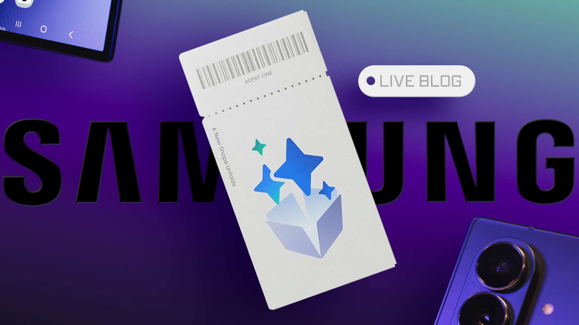 Samsung Galaxy Unpacked live: Z Fold 8, Z Flip 8 expected