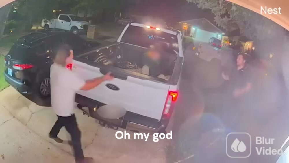 'You got a stray!': Edmond brothers find stranger asleep in truck bed